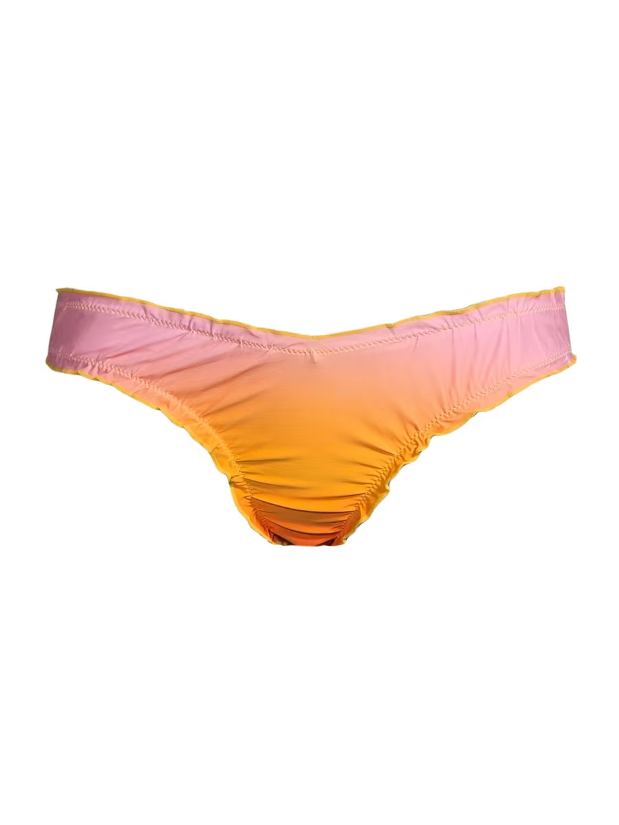 Scrunchie Delilah Gradient Bikini Bottom | Saks Fifth Avenue