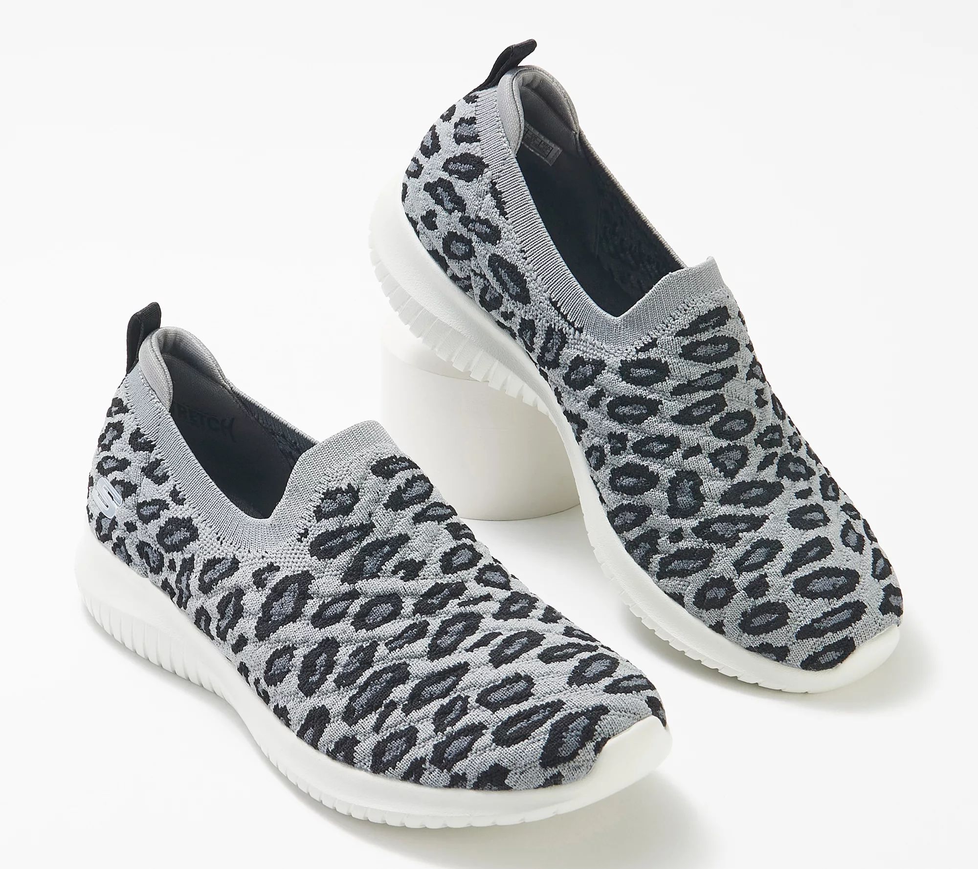 Skechers Ultra Flex Washable Printed Knit Slip-On Shoes - Sky's The Limit | QVC