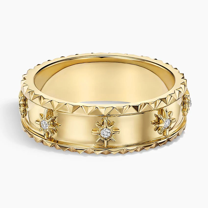 Sol Starburst Diamond Ring in 14K Yellow Gold | Brilliant Earth