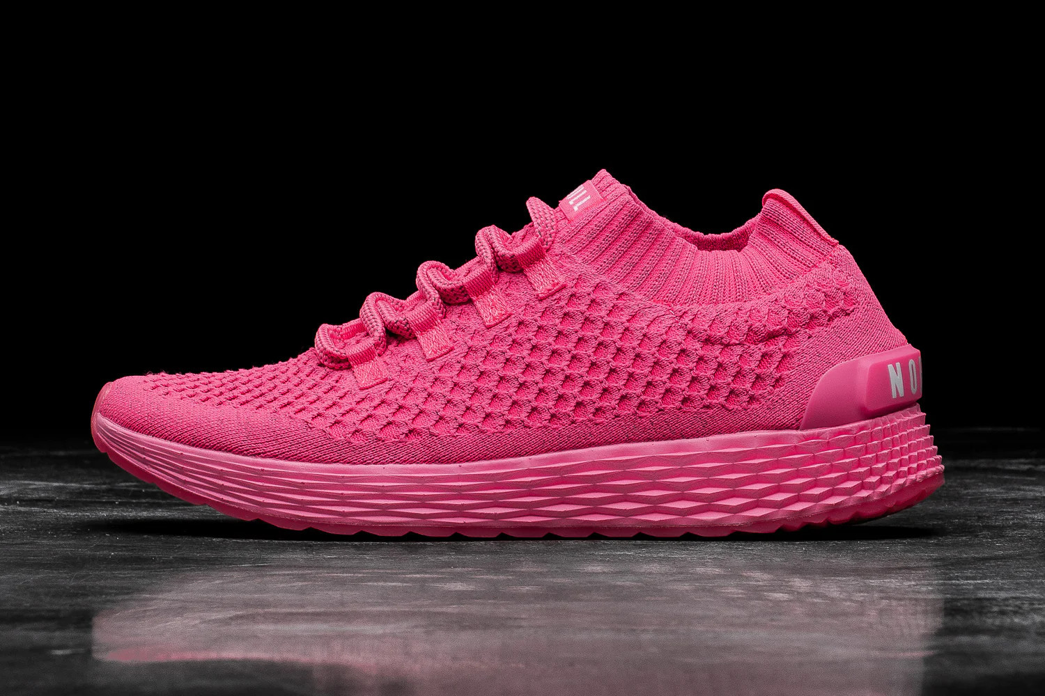 NEON PINK REFLECTIVE KNIT RUNNER (WOMEN'S) | NOBULL