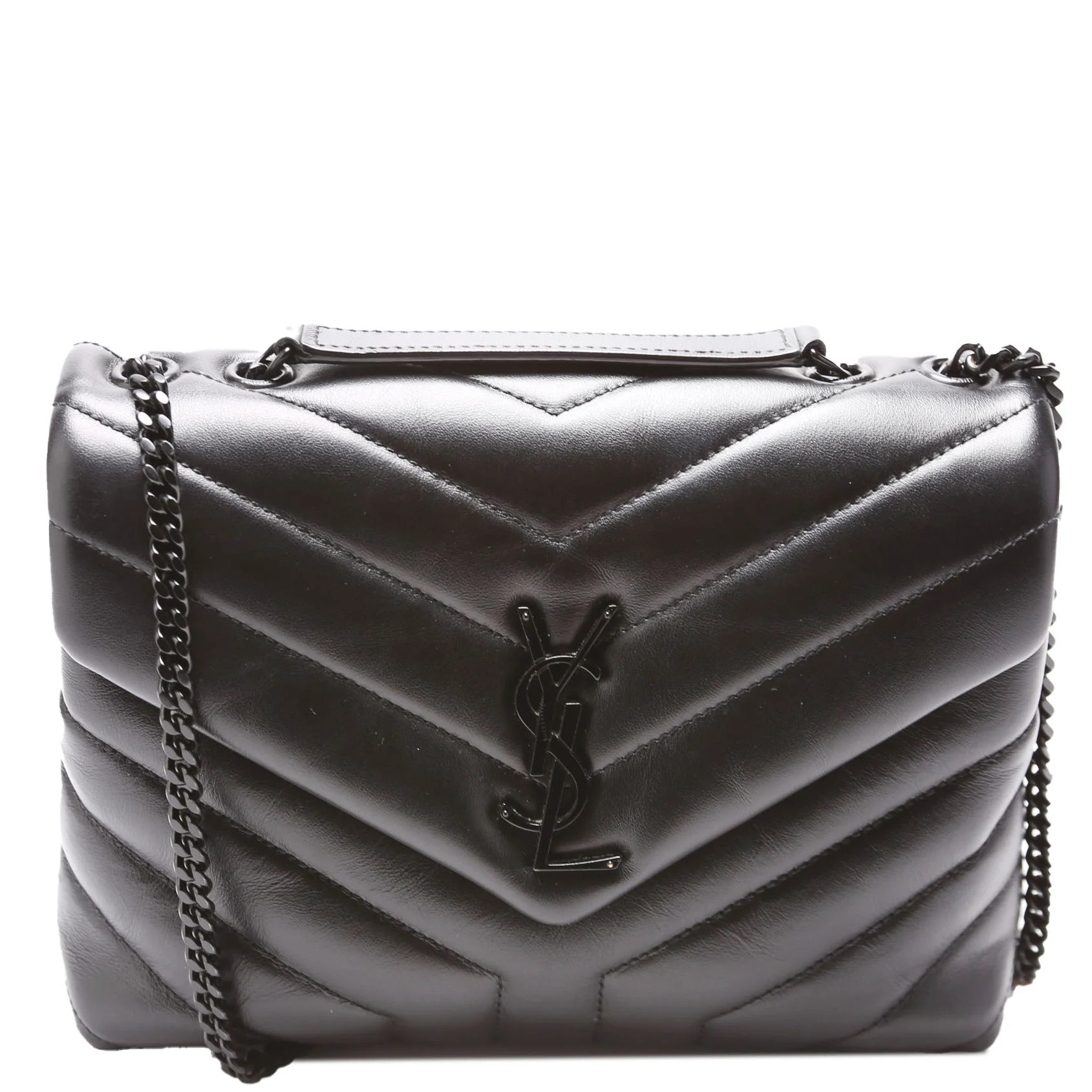 LouLou Satchel Small 494699 Black | Keeks Designer Handbags