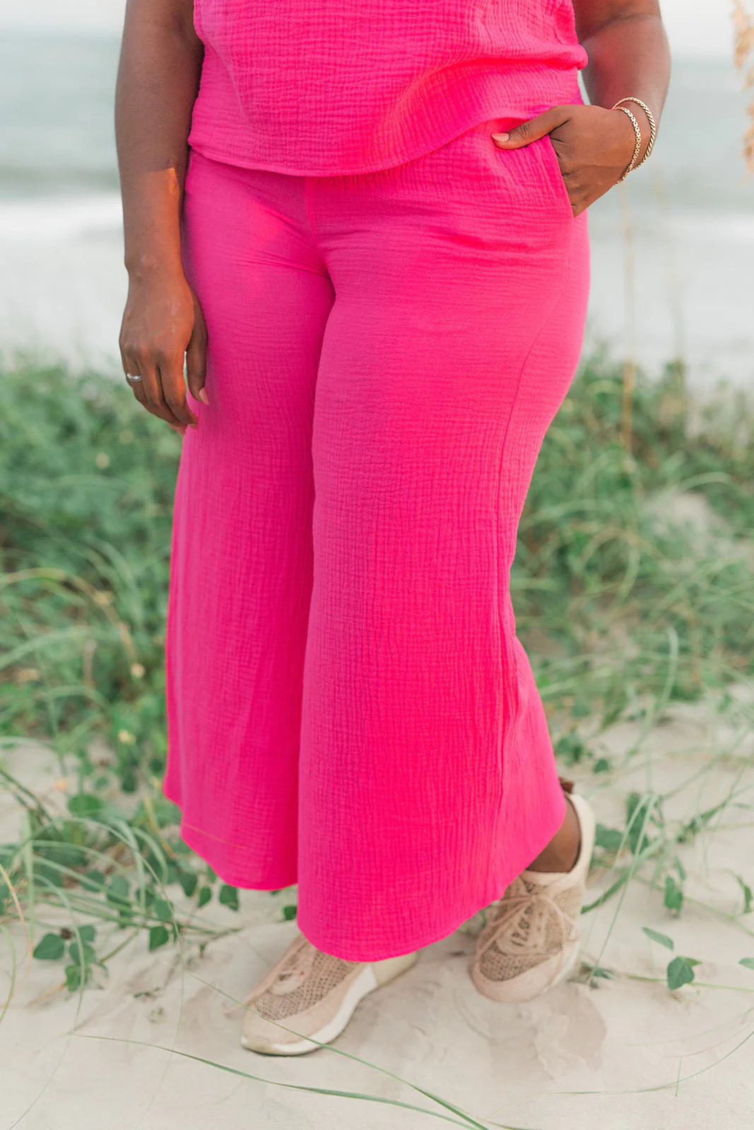 Tulum Pants | Fuchsia | Victoria Dunn 