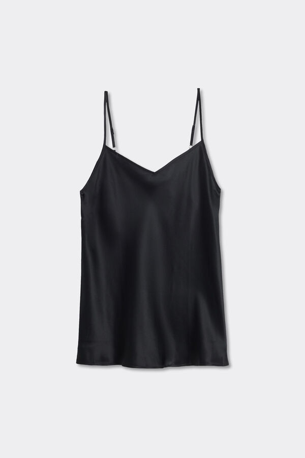 Silk Satin Top with V-neckline - Intimissimi | Intimissimi (US)