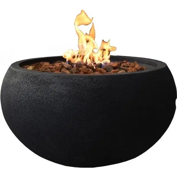 Modeno York Outdoor Fire Pit Table 27" Round Patio Heater - Liquid Propane | Bed Bath & Beyond