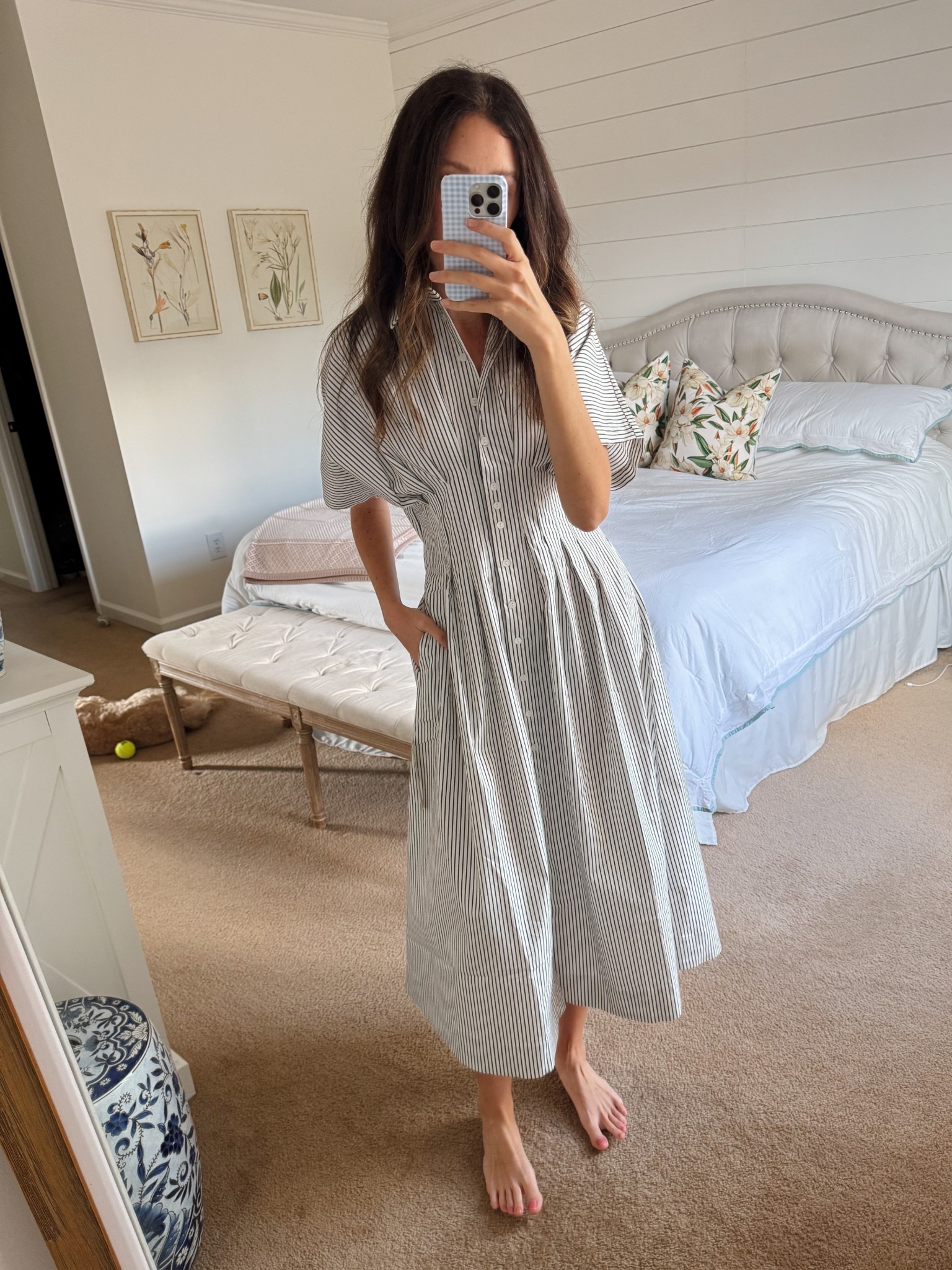 size small in the viral anthro dress! work outfit ideas, work dress, office dress, day dress, anthro finds

#LTKWorkwear #LTKStyleTip