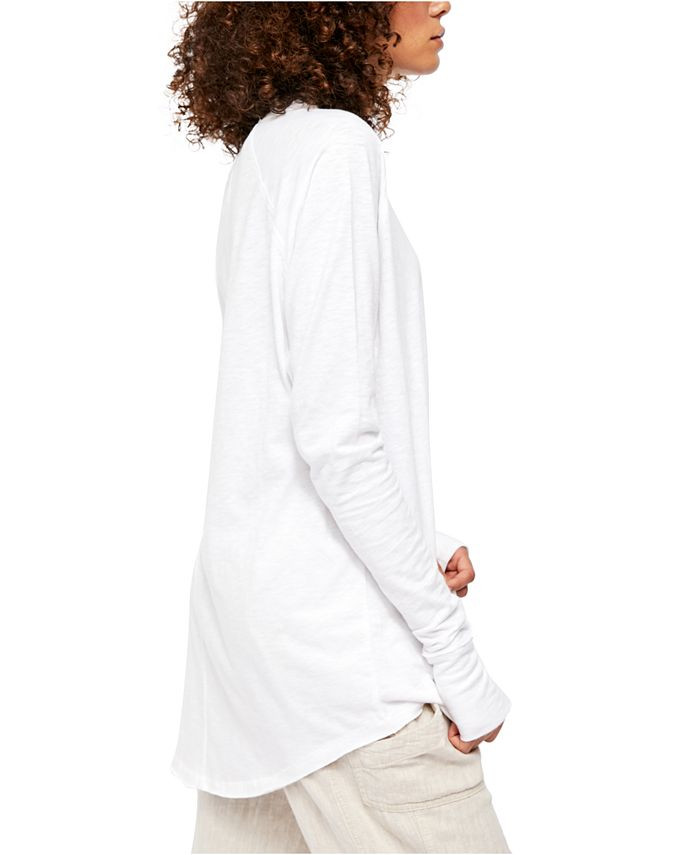 Arden Solid Long-Sleeved T-Shirt | Macys (US)