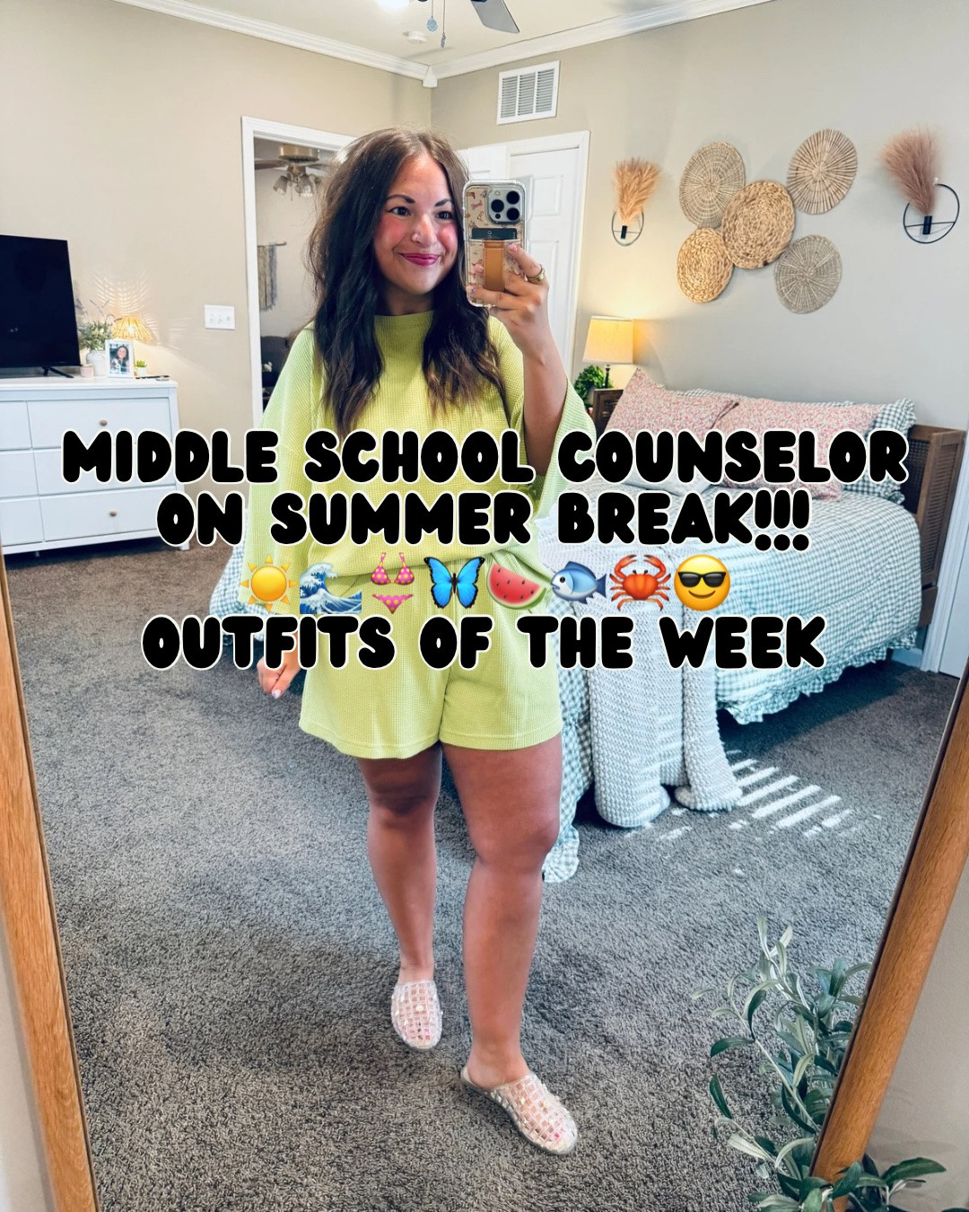 Last week’s middle school counselor on summer break (!!!) outfit round up! ☀️🌊👙🦋🍉🐟🦀😎 Cheers to summer, baby! ⭐️

#LTKootd #LTKSeasonal #LTKMidsize