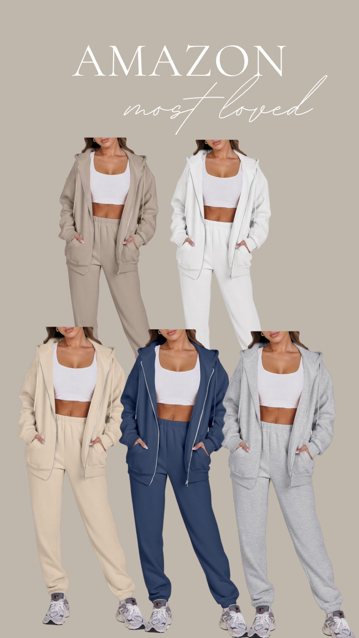 Most loved Amazon #ootd 

ANRABESS Womens 2 Piece Outfits Sweatsuits Oversized Zip Up Sweatshirt Jogger Sweatpants Tracksuit Sweat Lounge Matching Set

#LTKStyleTip #LTKFindsUnder50 #LTKMostLoved