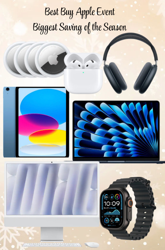 Best Buy’s Apple Event is on with the best prices of the season — perfect time to grab those gadgets you’ve been eyeing or upgrade your tech for the holidays. 

#BestBuy #AppleEvent #TechDeals #HolidayShopping #GadgetSale #SeasonalSavings 

 #LTKGiftGuide #LTKHoliday #LTKSeasonal
