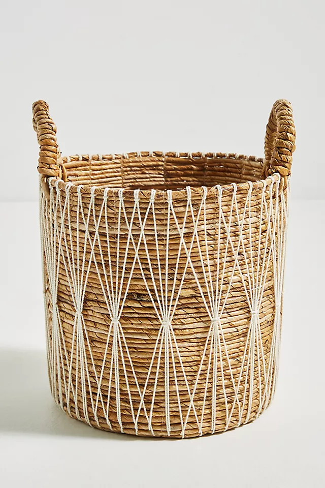 Skye Crocheted Basket | Anthropologie (US)