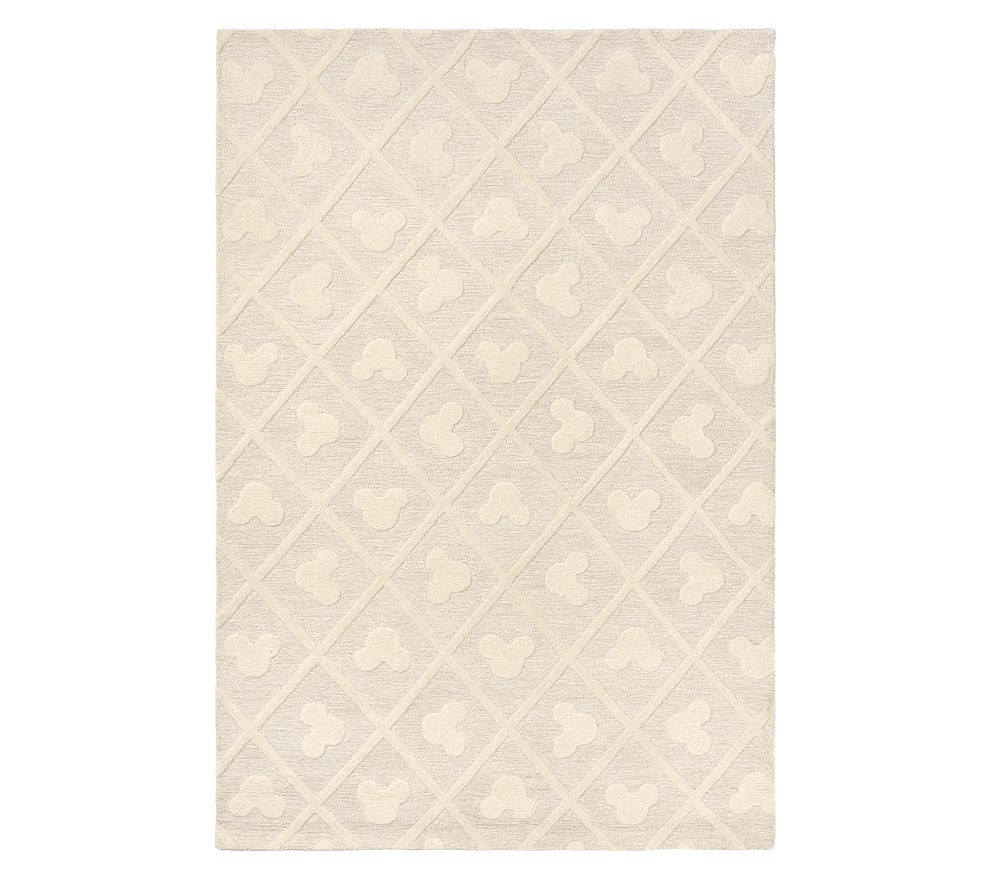 Disney Mickey Mouse Lattice Rug | Pottery Barn Kids