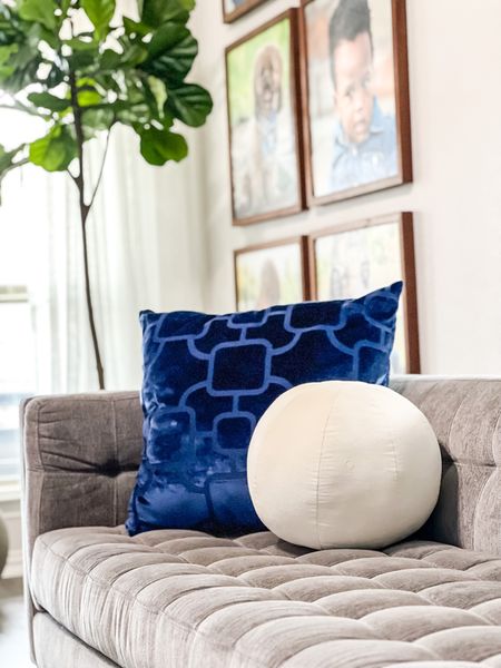 Sphere throw pillow, round throw pillow, velvet pillow 

#LTKHoliday #LTKhome #LTKstyletip