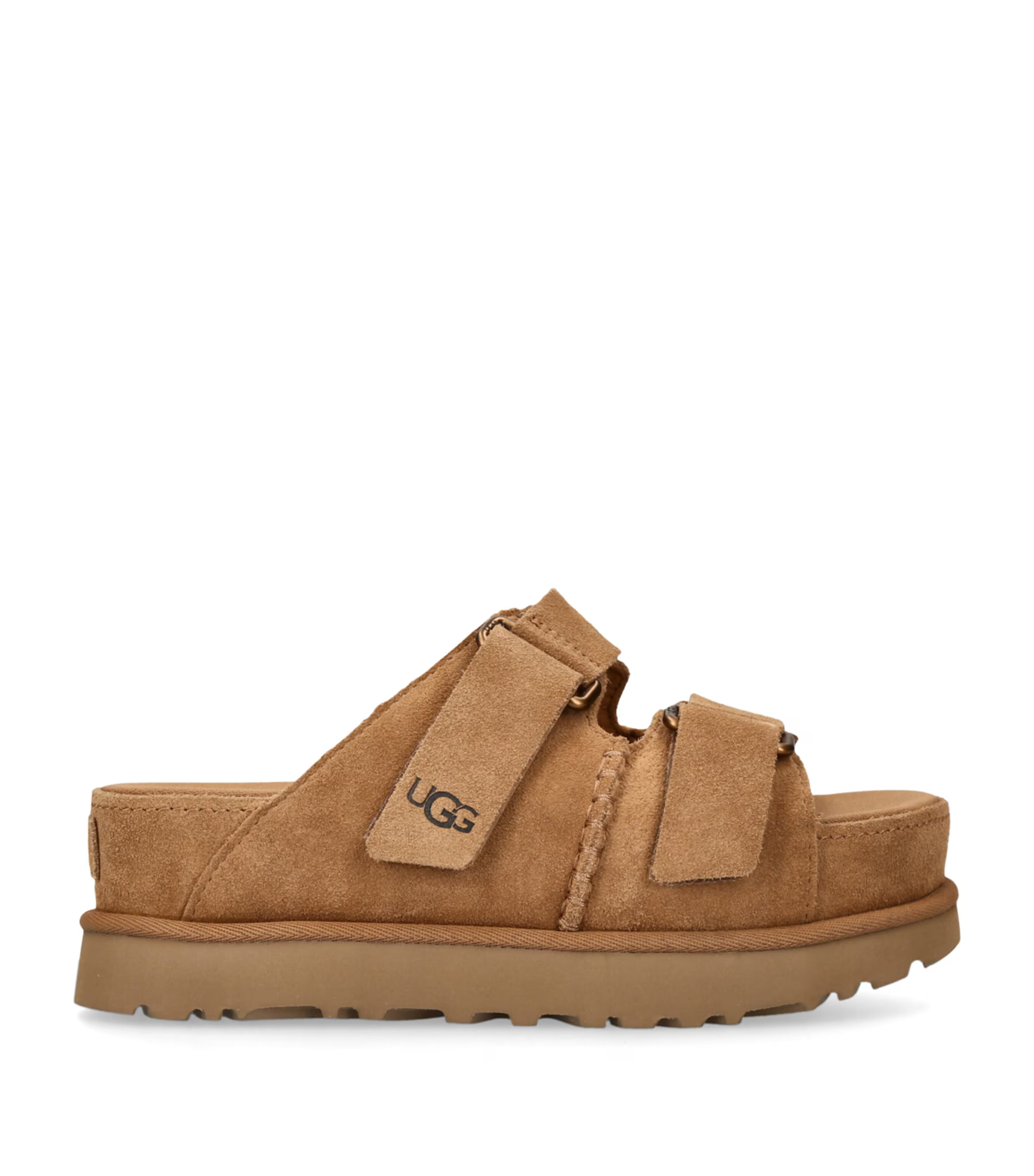 UGG Suede Goldenstar Slide Sandals | Harrods (US)