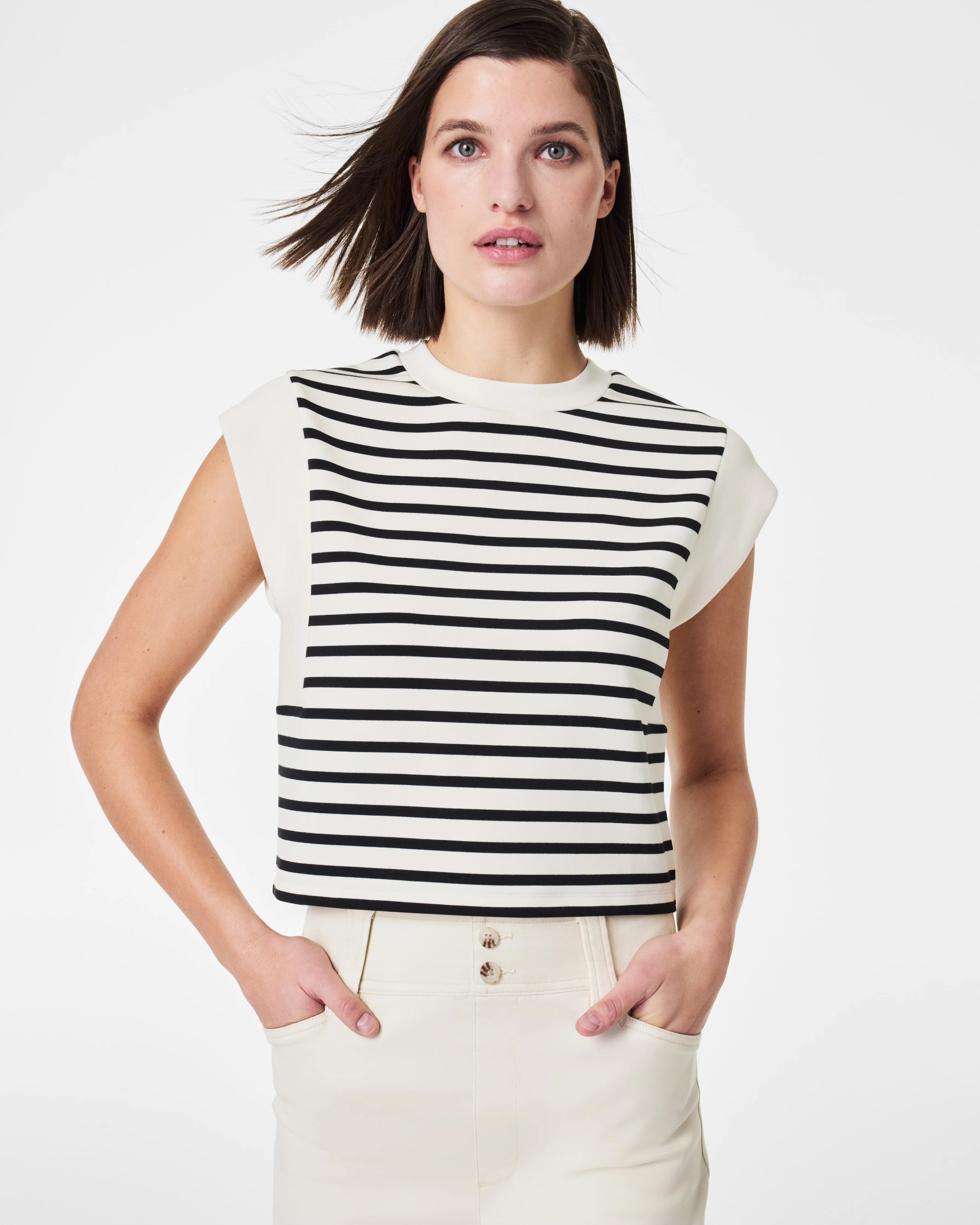 AirEssentials Cap-Sleeve Tee | Spanx