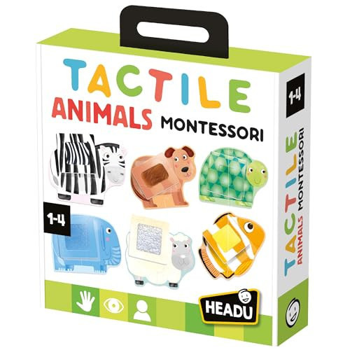Headu Tactile Animals Montessori – Toddler Learning Activities Ages 1-4, Educational Sensory Toys for 1 2 3 4 Year Old Boys Girls, Montessori Baby Learning Toys for 1+ Year Old, Classroom Must Haves | Amazon (US)
