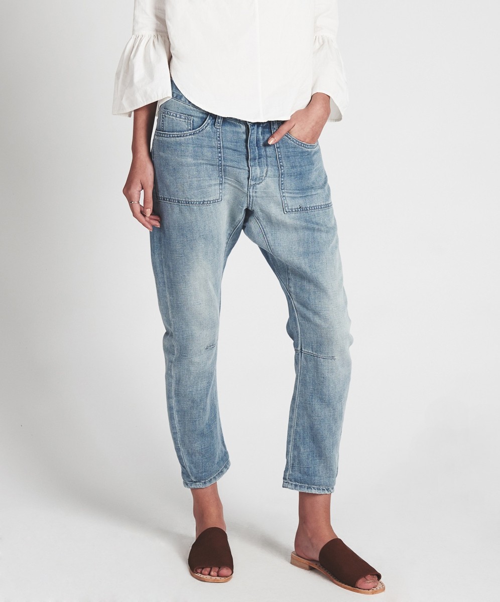 BLUE BLOSSOM SAINTS BOYFRIEND JEAN | ONETEASPOON 