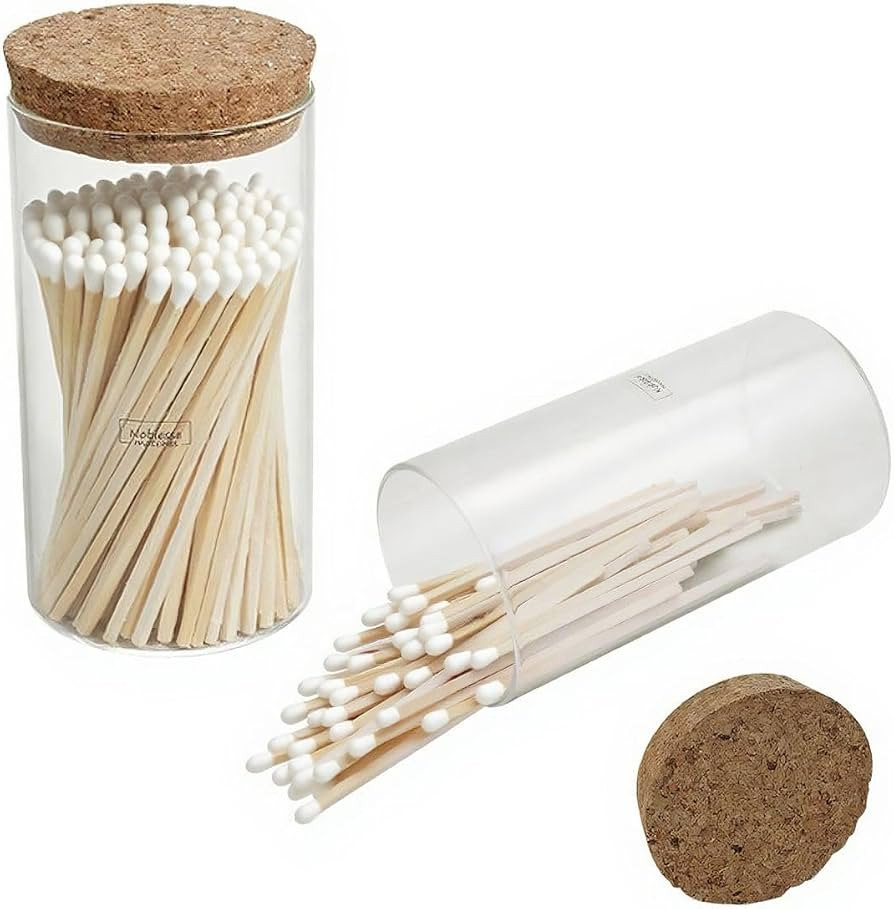 MEYA COLORED SAFETY MATCHES | 4-INCH LONG MATCHES IN GLASS JAR | PERFECT FOR CANDLES | 150 PIECES... | Amazon (US)