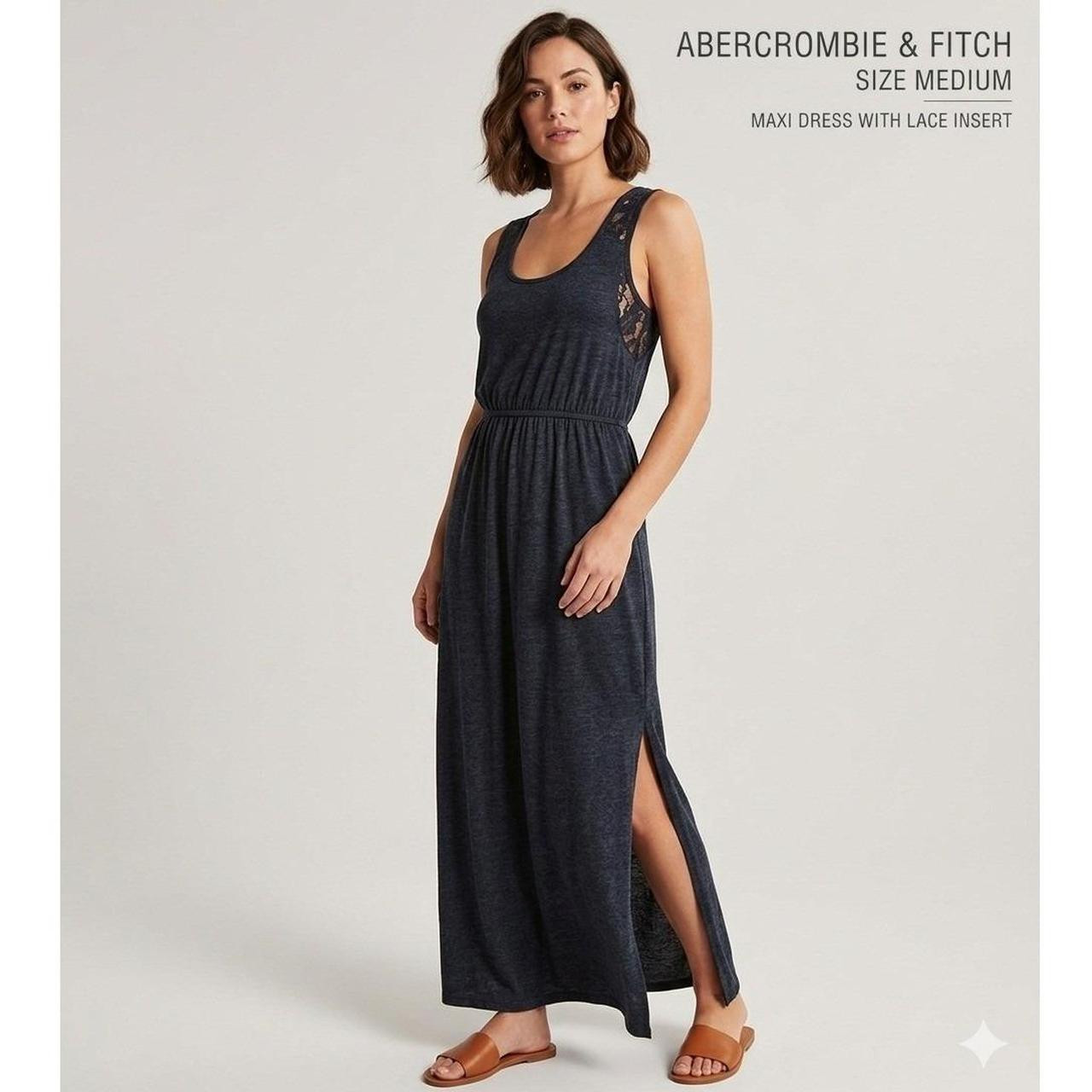 Abercrombie & Fitch Women's Casual dresses - Navy - M | Depop US