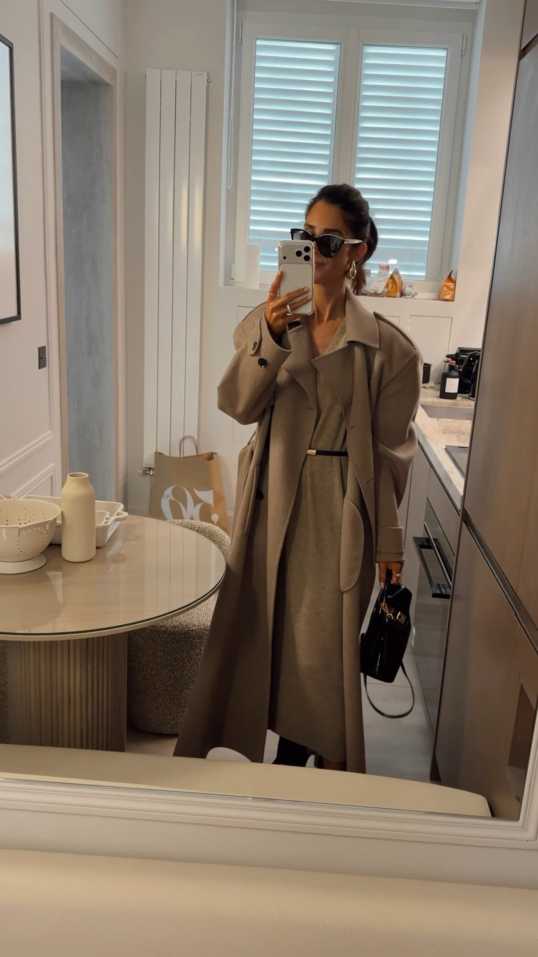 This cashmere shift dress is so comfortable and I absolutely love the color! I’m just shy of 5-7” wearing the size XS dress. My coat is from The Frankie Shop, linking similar coats to help you recreate this look #stylinbyaylin #aylin

#LTKOver40 #LTKStyleTip #LTKFindsUnder100