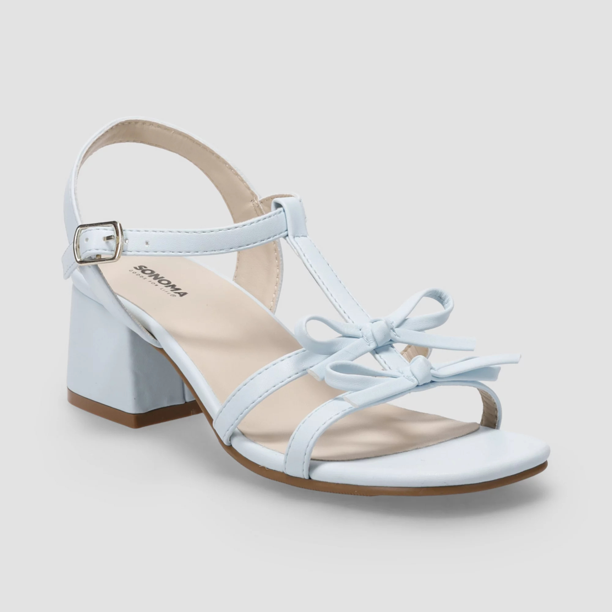 Sonoma Goods For Life® Little & Big Kid Girls Caged Bow Dress Heels | Kohl's