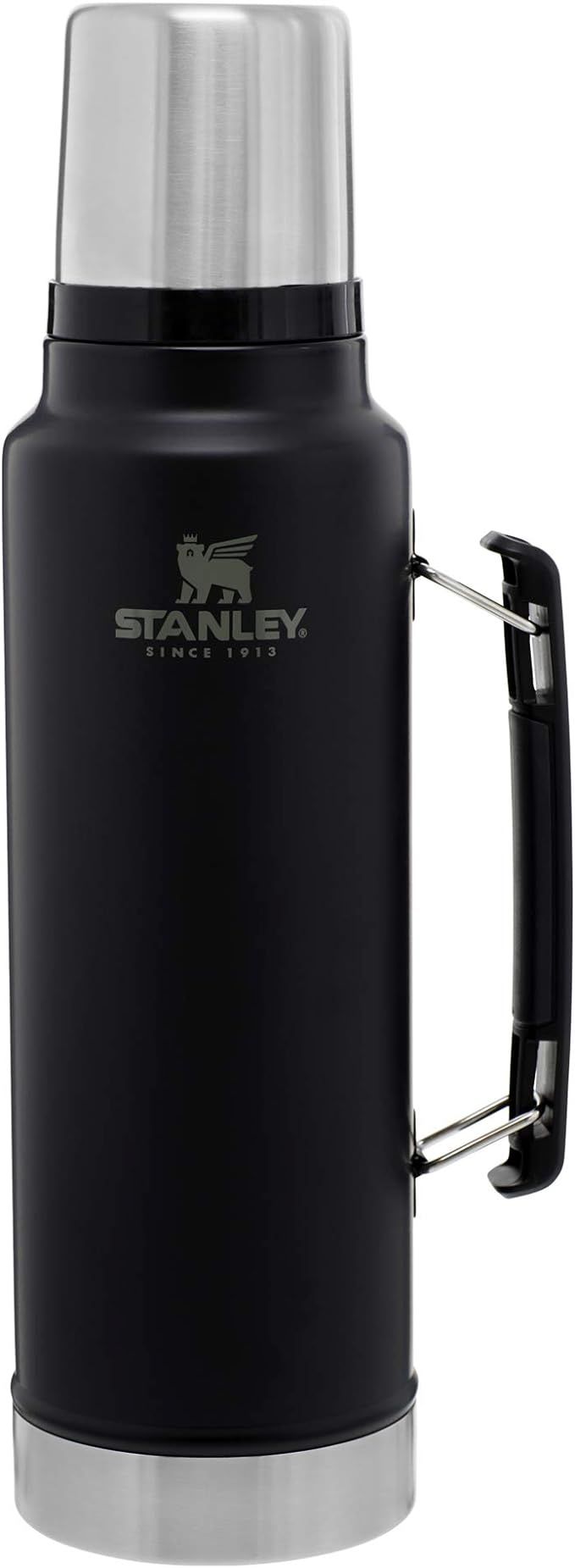 Stanley Classic Vacuum Insulated Wide Mouth Bottle, 1.5 qt - BPA-Free 18/8 Stainless Steel T... | Amazon (US)