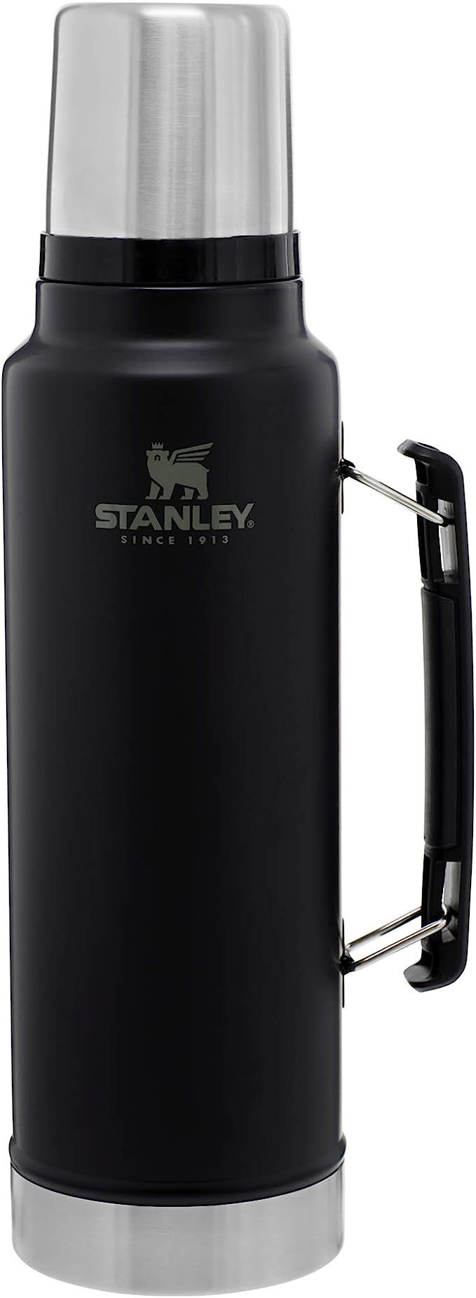 Stanley Classic Vacuum Insulated Wide Mouth Bottle - BPA-Free 18/8 Stainless Steel Thermos ... | Amazon (US)