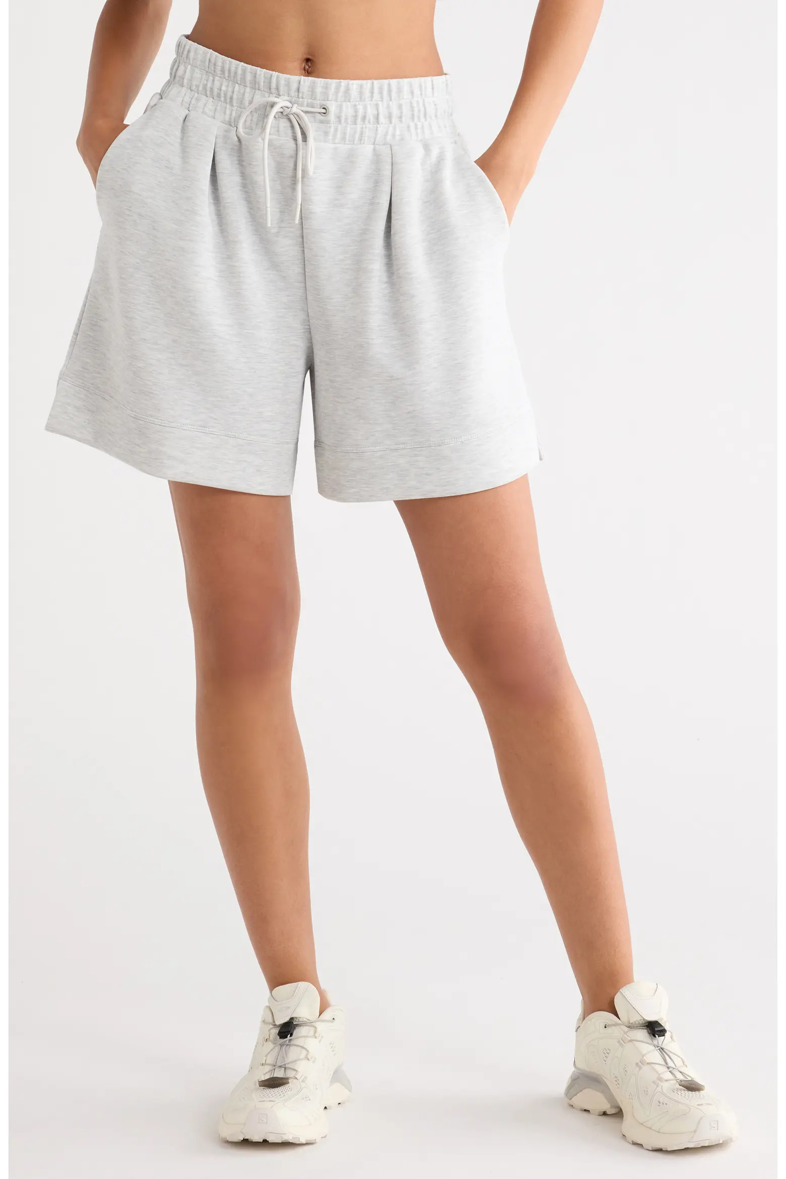 Soft Luxe High Waist Knit Shorts (Women) | Nordstrom | Nordstrom