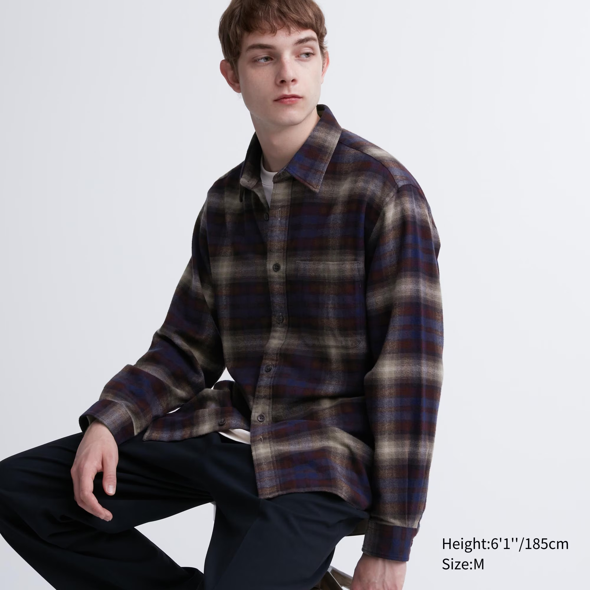 Flannel Checked Shirt | UNIQLO (US)