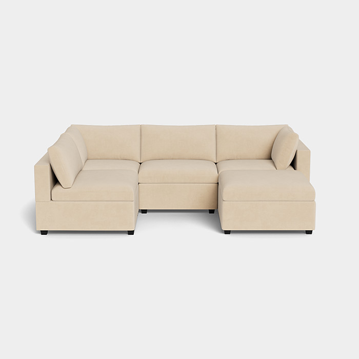 Kova Box Cushion L-Shape + Ottoman | Albany Park