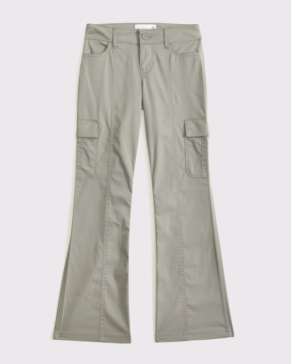 low rise bootcut cargo pants | Abercrombie & Fitch (US)