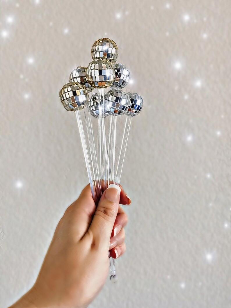 Disco Ball Swizzle Sticks | Etsy (US)