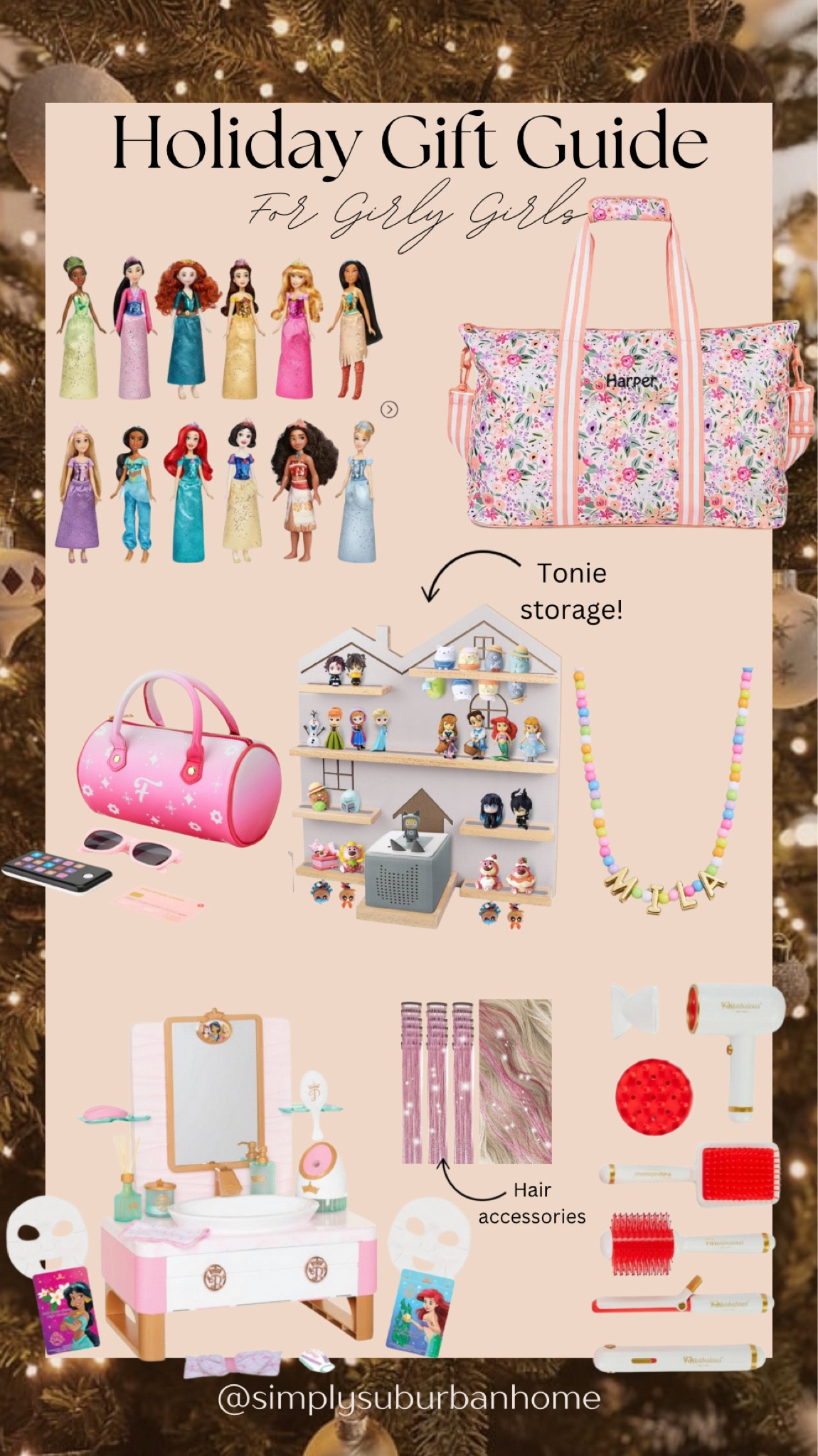 Gift guide, gifts for girls, girly girls, toy for girls, gifts for 3 years olds, gifts for 4 year olds, gifts for 5 year olds, gifts for 6 year olds, Barbie, tonie 

#LTKKids #LTKHoliday #LTKGiftGuide