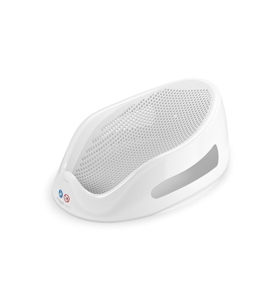 Angelcare Soft Touch Baby Bath Support -Grey- Water Level Indicator, Non-Slip, Comfortable & Safe... | Amazon (UK)