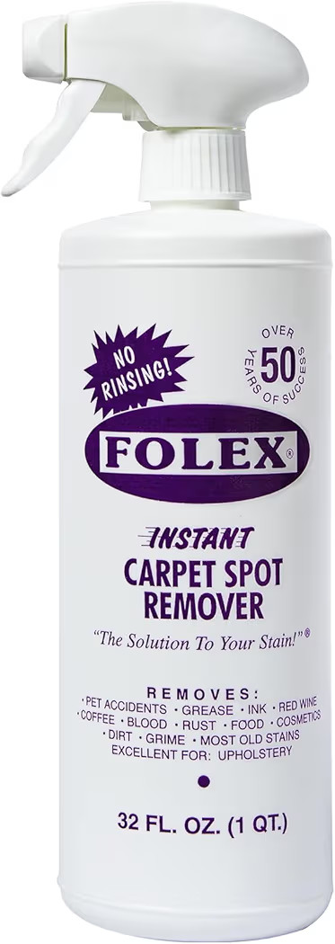 FOLEX Instant Carpet Spot Remover Carpet Cleaner - 32 oz - Removes Pet Accidents, Grease, Red Win... | Amazon (US)
