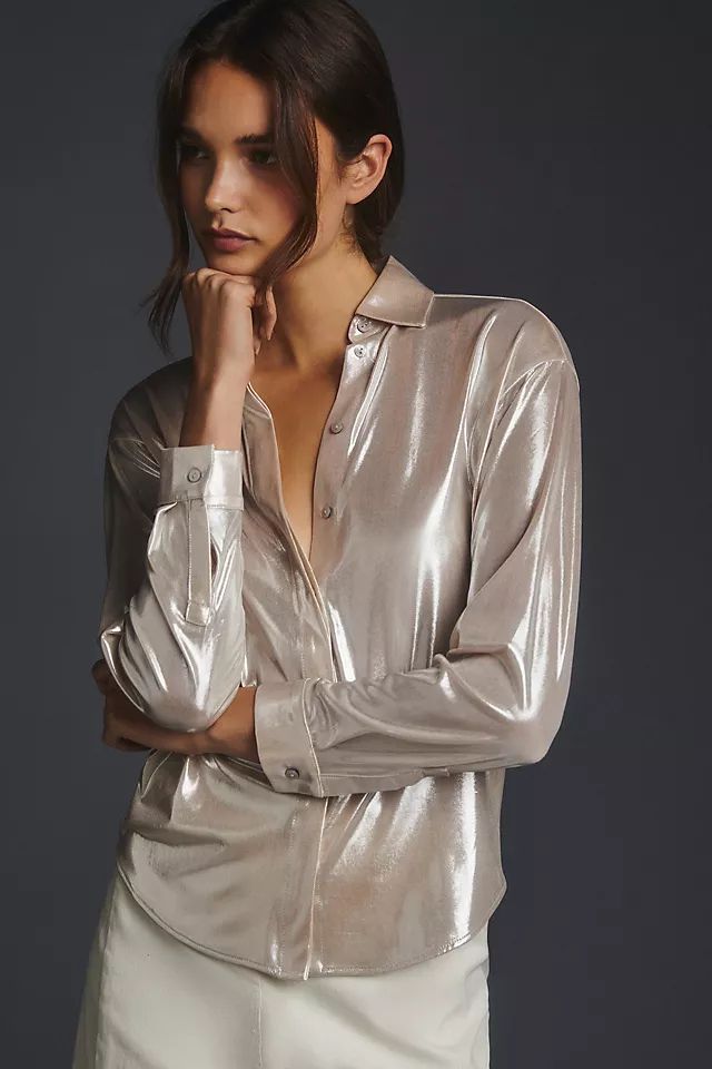 By Anthropologie Shine Shirt | Anthropologie (US)