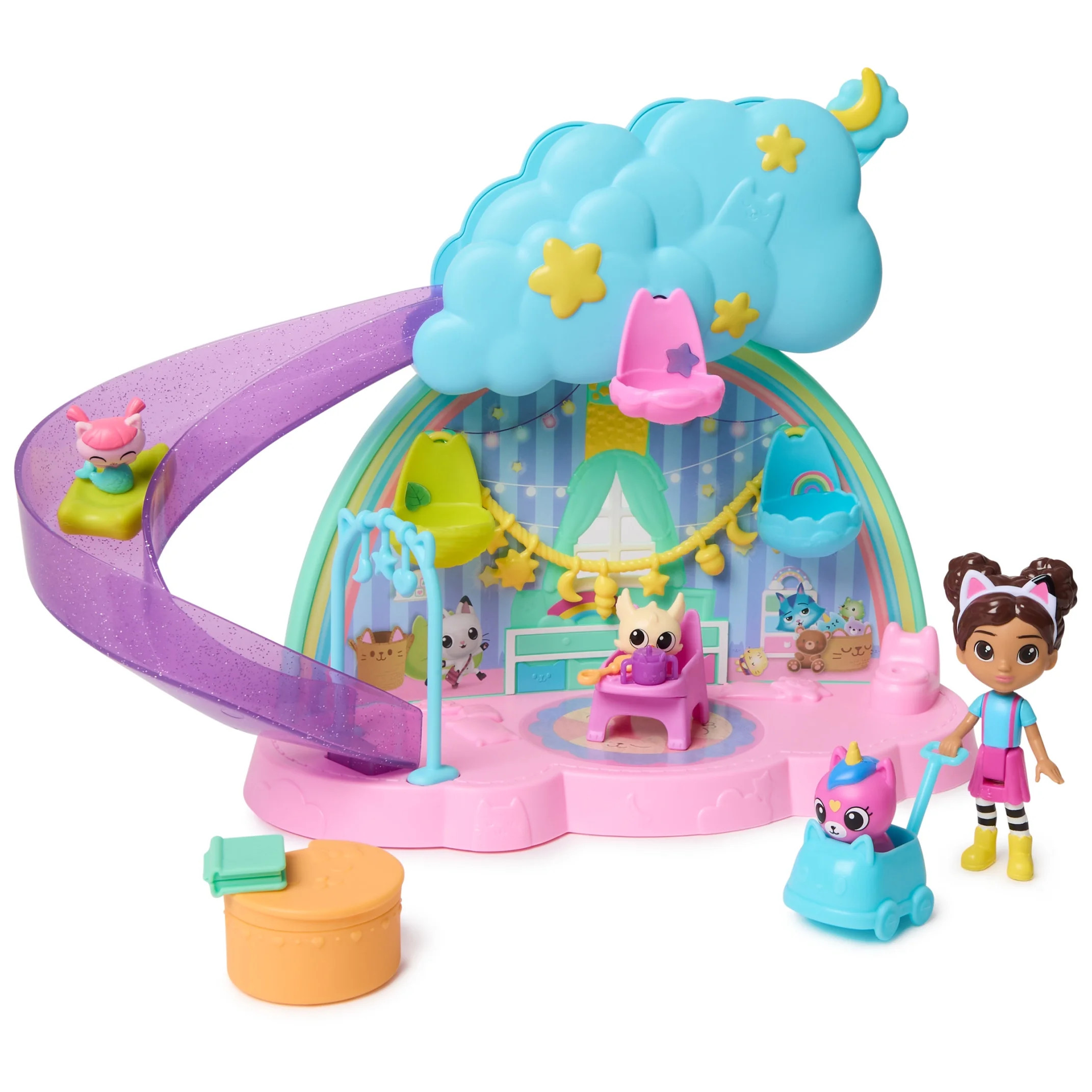 Gabby’s Dollhouse, Kitty Care Ear Purrfect Playroom, 17-Pc Playset with Figures & Accessories f... | Walmart (US)