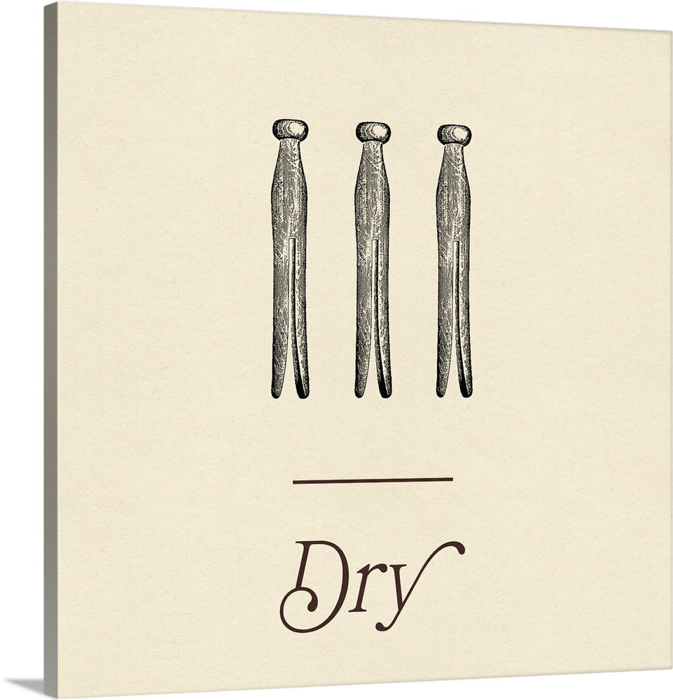 Laundry Sign II Wall Art | Great Big Canvas - Dynamic