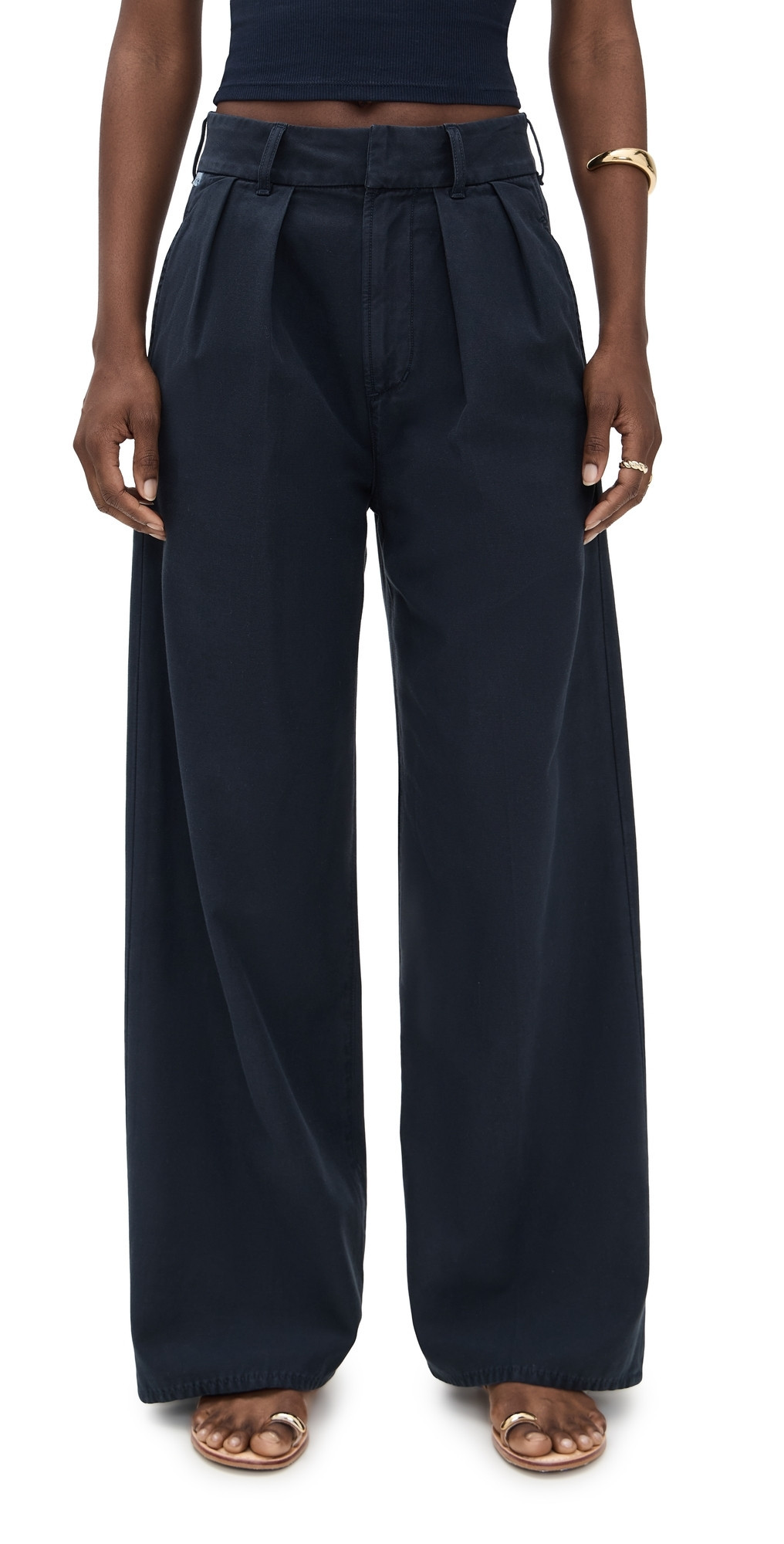 Citizens of Humanity Petra Pleated Trousers True Navy 29 | Shopbop