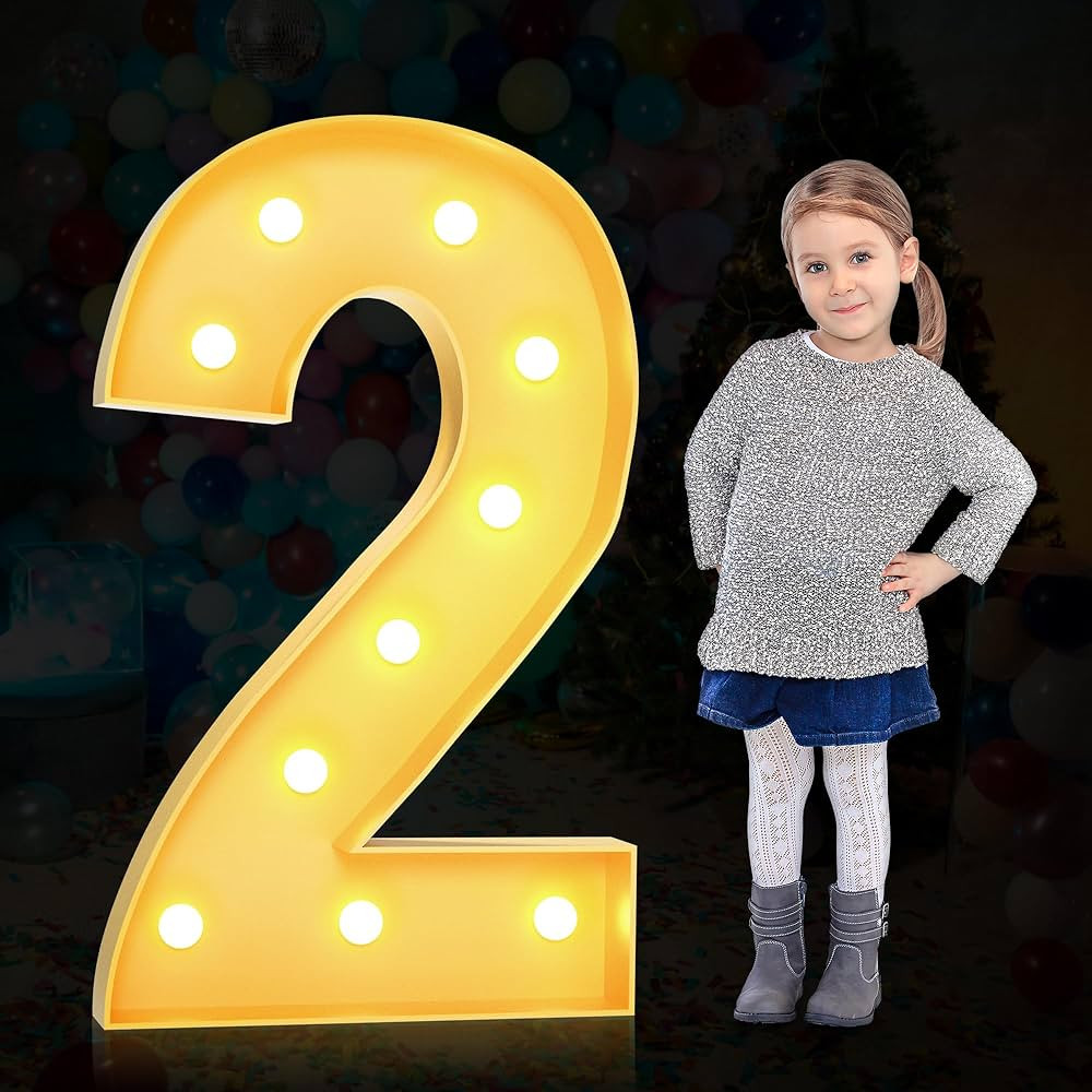 YOSWPP 3FT Large Marquee Light Up Letters Numbers Giant Mosaic Balloon Frame DIY Kit Alphanumeric... | Amazon (US)