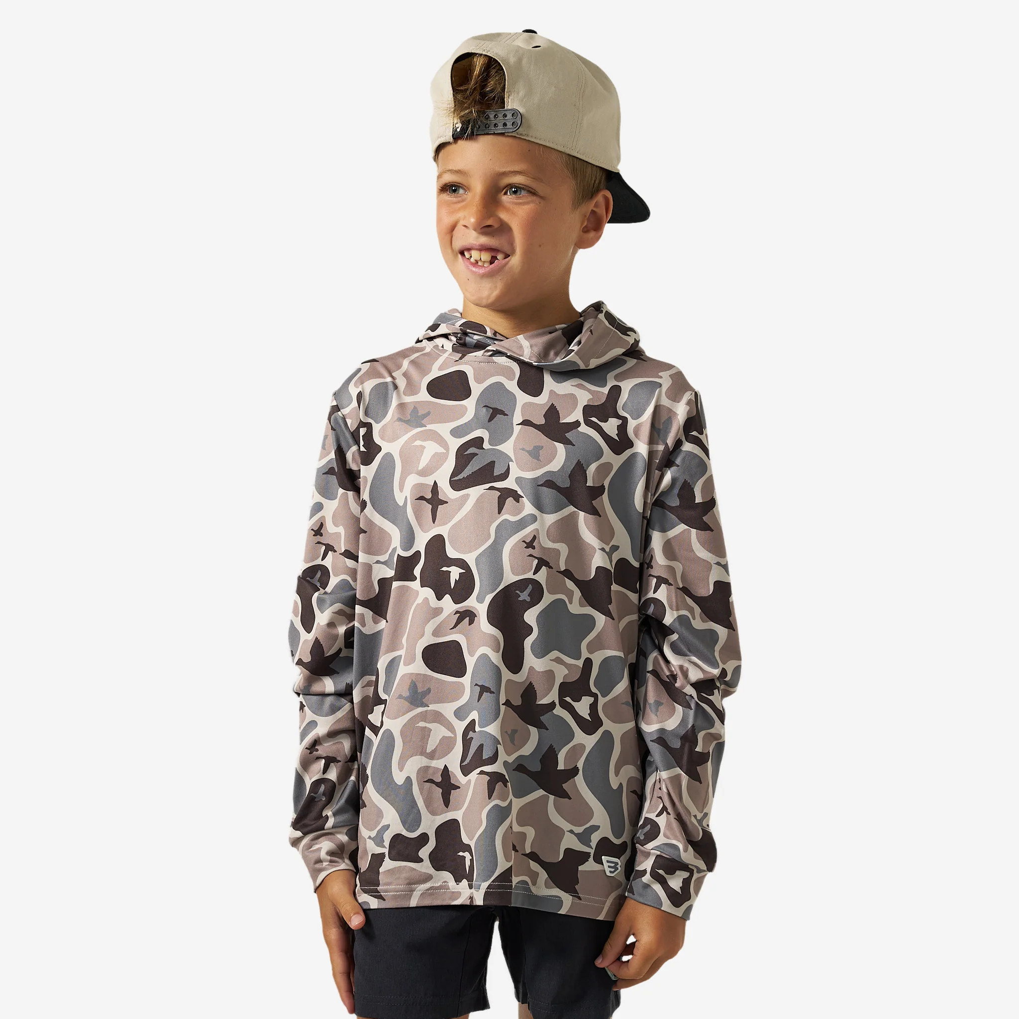 Youth Performance Hoodie - Mallard Mayhem Camo | BURLEBO