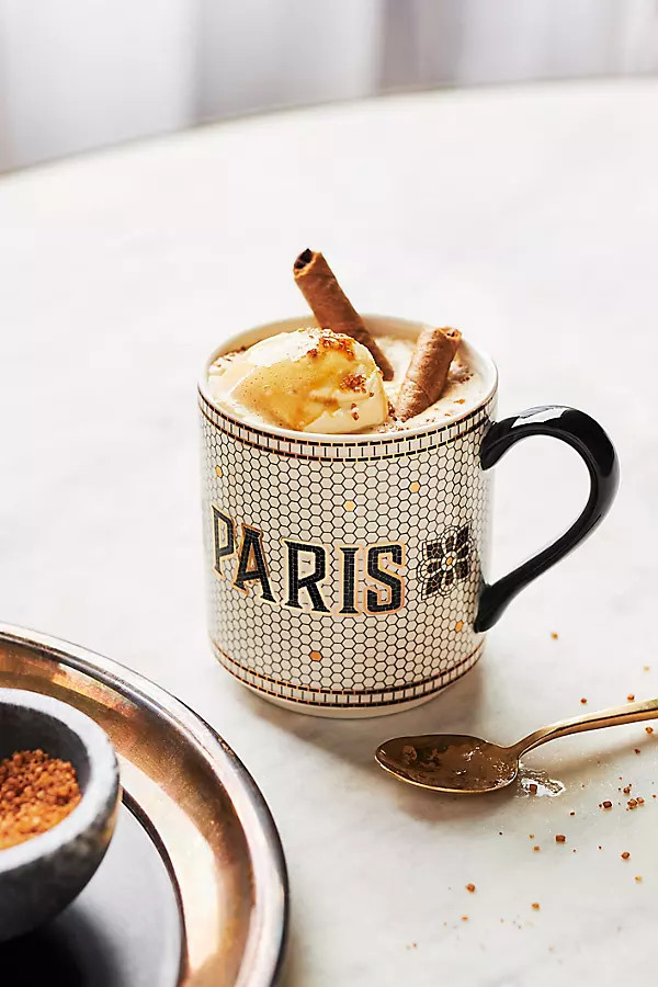 The Bistro Tile Stoneware Mug: Jetsetter Edition | Anthropologie (US)