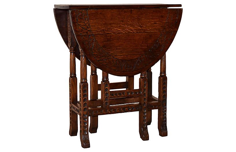 19th-C. English Gate-Leg Table | One Kings Lane