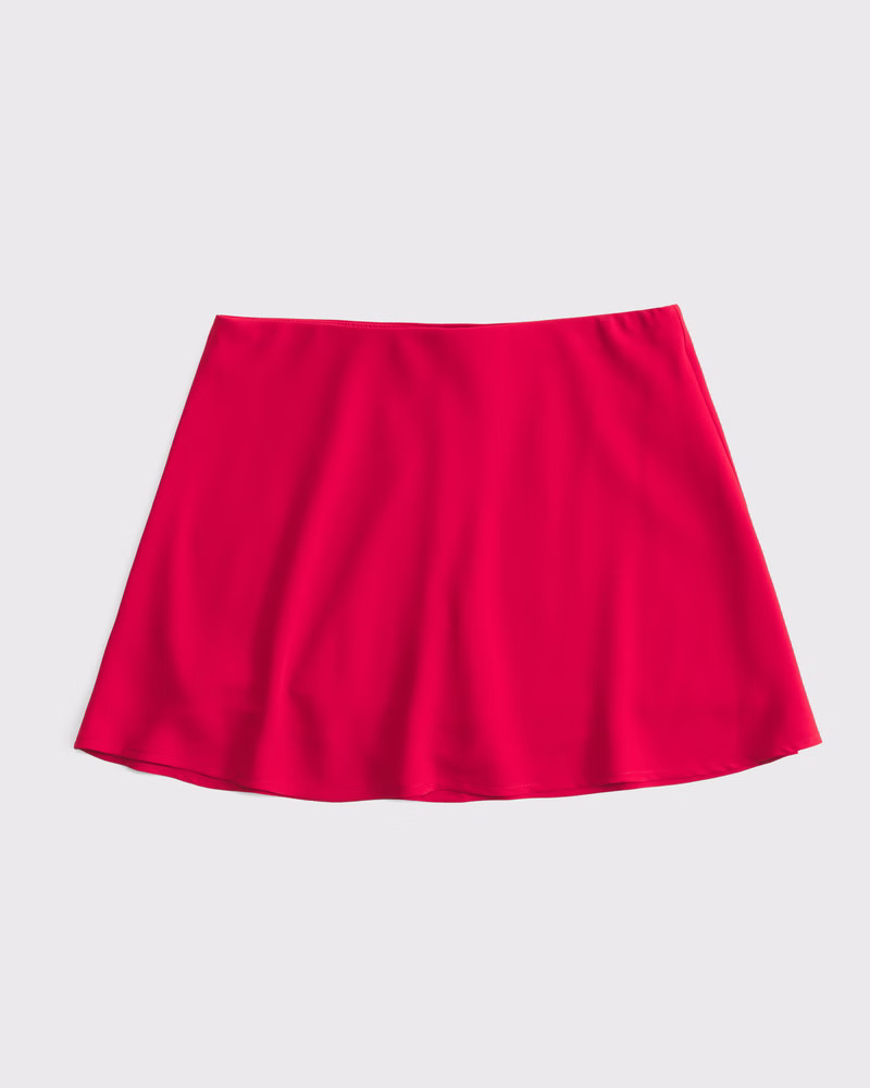 Abercrombie & Fitch Women's The A&F Sienna Mini Skort in Vivid Red - Size XS | Abercrombie & Fitch (US)