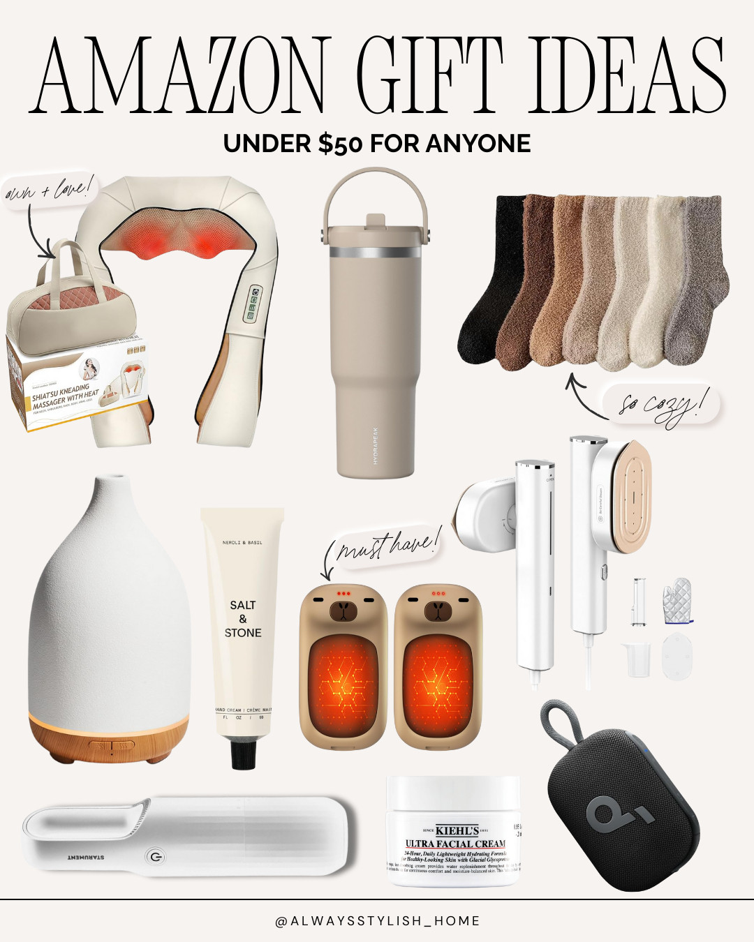 Amazon gifts under 50, best Amazon gifts under 50, Amazon gift ideas under 50, Amazon gifts for anyone, Amazon affordable gifts, Amazon budget gifts, Amazon gifts for everyone, top Amazon gifts under 50, Amazon holiday gifts under 50, Amazon universal gift ideas

#LTKHoliday #LTKFindsUnder50 #LTKGiftGuide