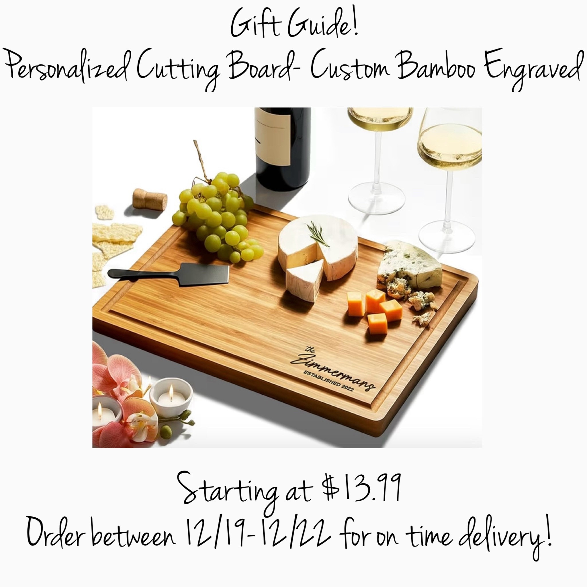 The perfect hostess, housewarming or anniversary gift…a personalized cutting board. Engraved cutting board, hostess gift, gift guide, gifts for anyone. 

#LTKFindsUnder50 #LTKHome #LTKGiftGuide