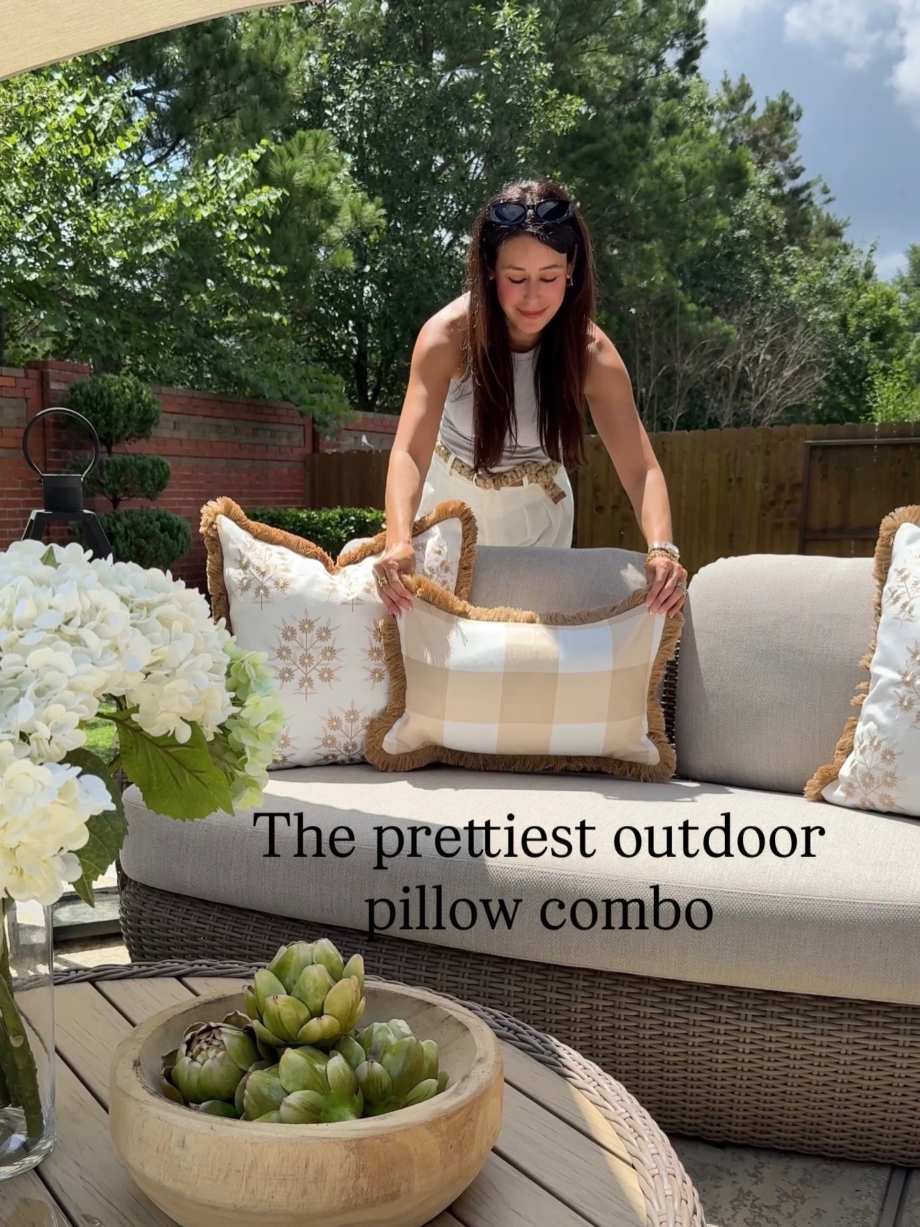 Look for less alert! These outdoor throw pillows give you that high-end, designer look—without the boutique price tag. They’re waterproof, durable, and all from Amazon. Linked my favorites for your patio refresh! 🖤 #AmazonOutdoorPillows #LookForLess #OutdoorDecorOnABudget #AmazonHomeFinds #PatioStyle

#LTKFindsUnder50 #LTKSummerEdit 

#LTKSeasonal #LTKHome