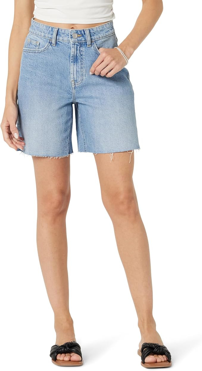 The Drop Women's Mari Long Relaxed Denim Short | Amazon (US)