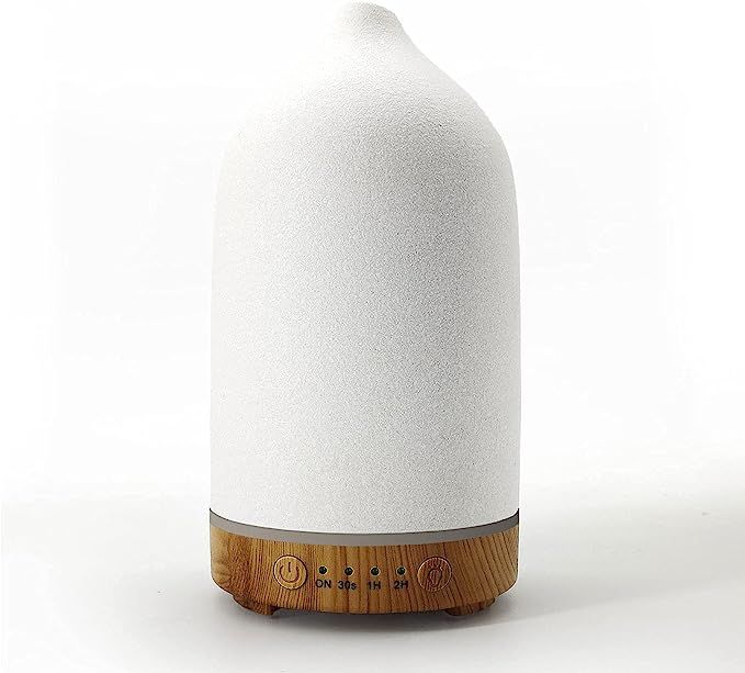 Essential Oil Diffuser Humidifiers ,Aromatherapy Diffuser, Ceramic Diffuser Wood Grain Diffusers ... | Amazon (US)