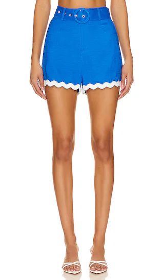 Florence Belted Short in Cobalt | Revolve Clothing (Global)