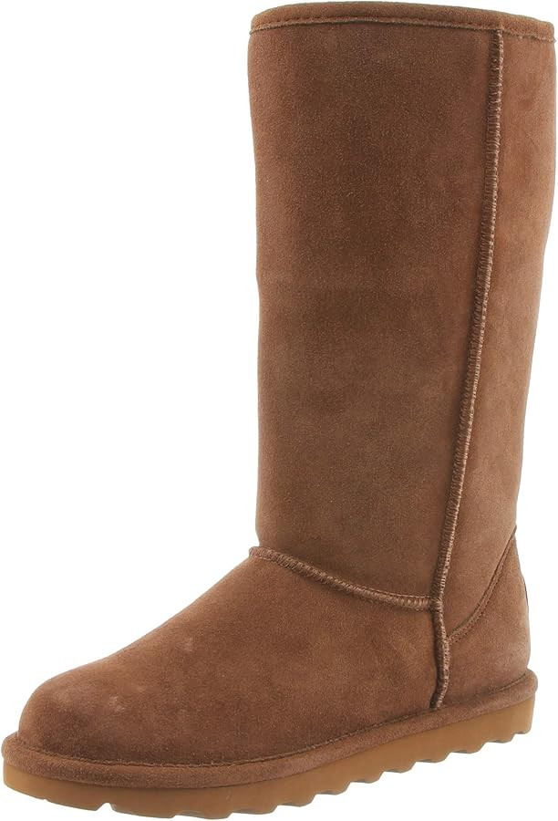 BEARPAW Women's Elle Tall Wide Multiple Colors | Women's Boot Classic Suede | Women's Slip On Boo... | Amazon (US)